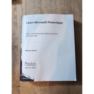 Missing Cover Learn Microsoft PowerApps : Build Customized Business Application